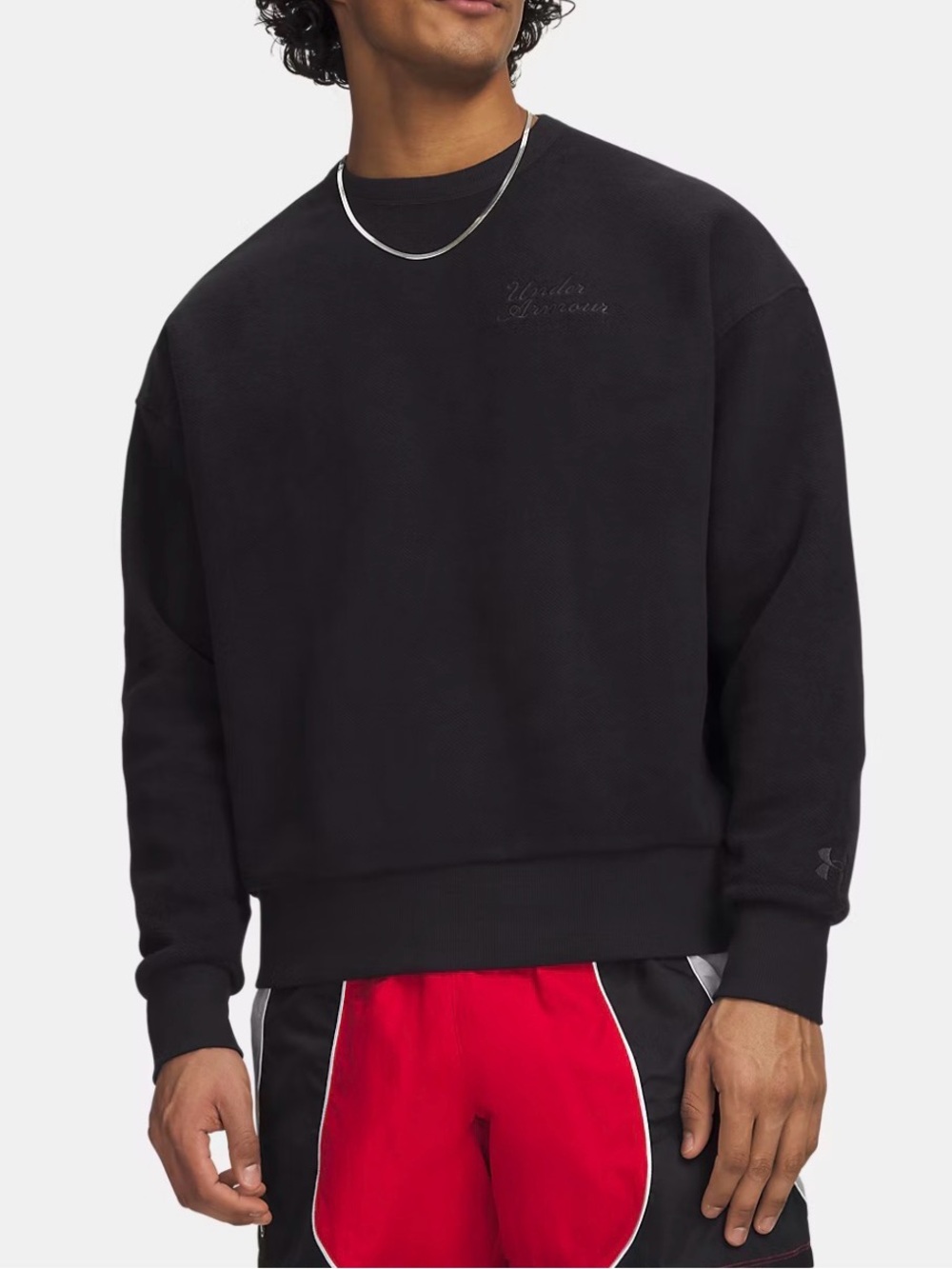 Under Armour Black Crewneck Pullover Sweater